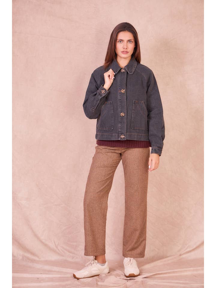 Calie Paris - Wholesale Denim Jacket - Women's - VERSAILLES – 100% Cotton Denim Jacket9