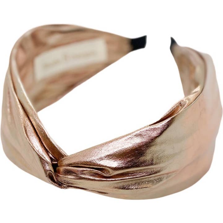 Diadema metálica de oro rosa para venta al por mayor de Studio S Designs