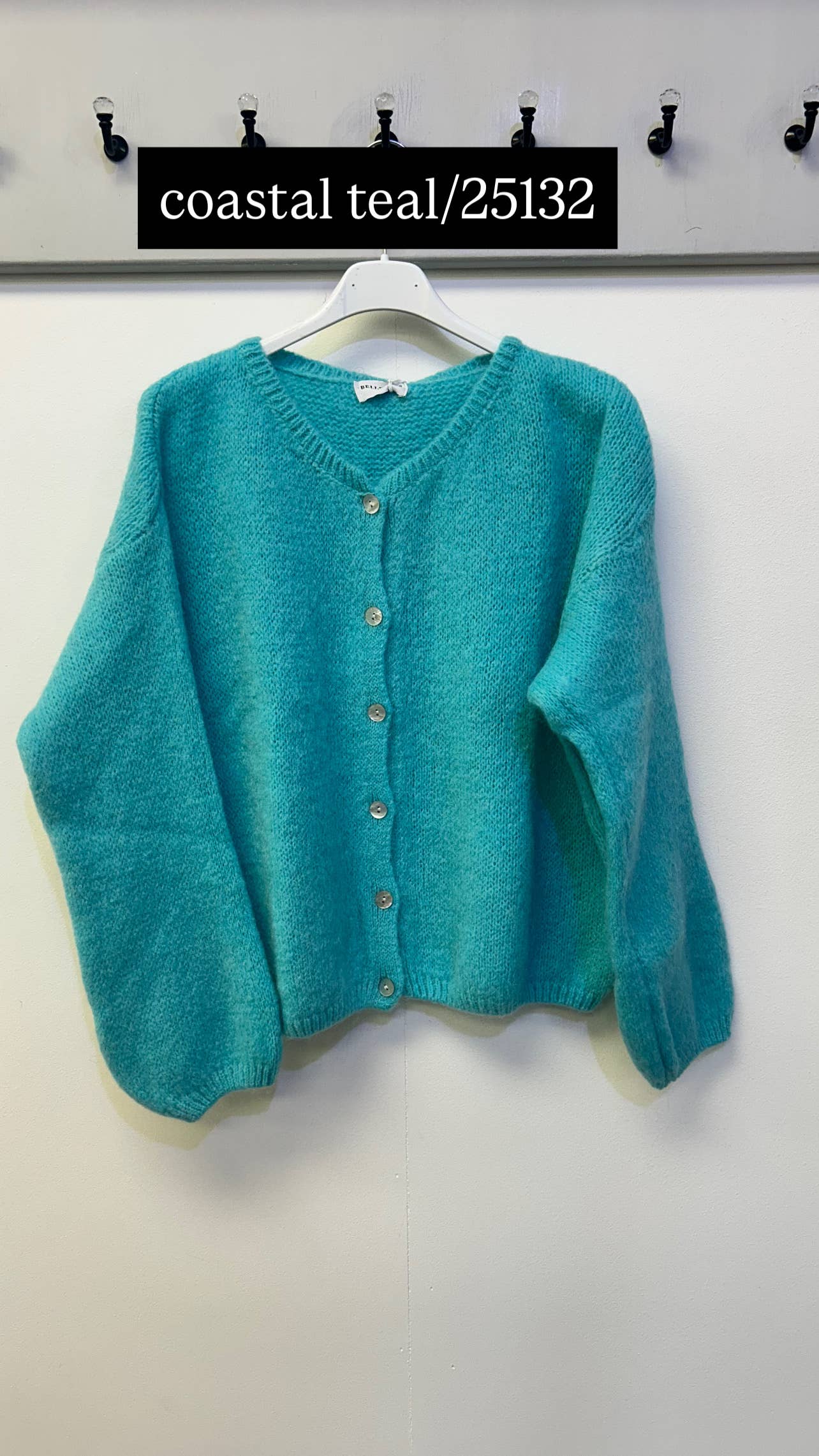 Terminal 1 Clothing – wholesale Kofta - Dam – Cardigan i mohairblandning med knappar fram25