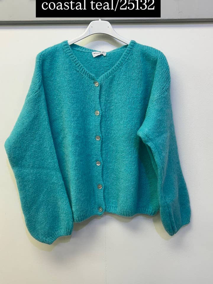 Terminal 1 Clothing – wholesale Kofta - Dam – Cardigan i mohairblandning med knappar fram25