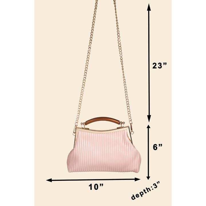 Anarchy Street - Wholesale Top Handle Bag - Women's - Ribbed Texture Fashion Handbag