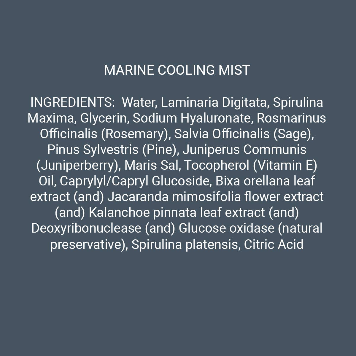 Spa Technologies - Wholesale Face & Body Mist/Water - Marine Cooling Mist2