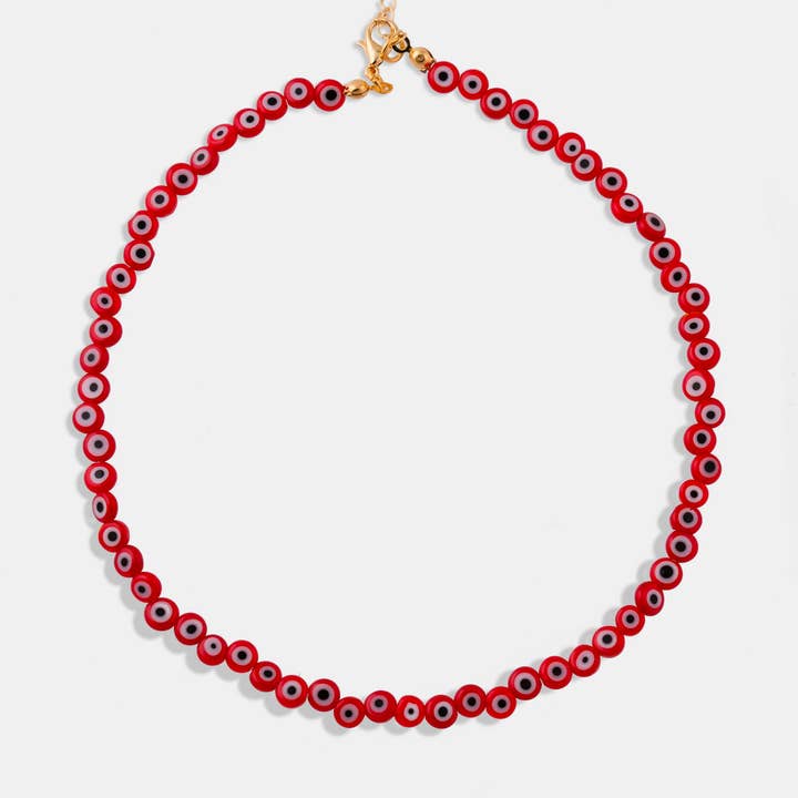 Red Evil Eye Necklace for wholesale by MoneyFest Jewelry