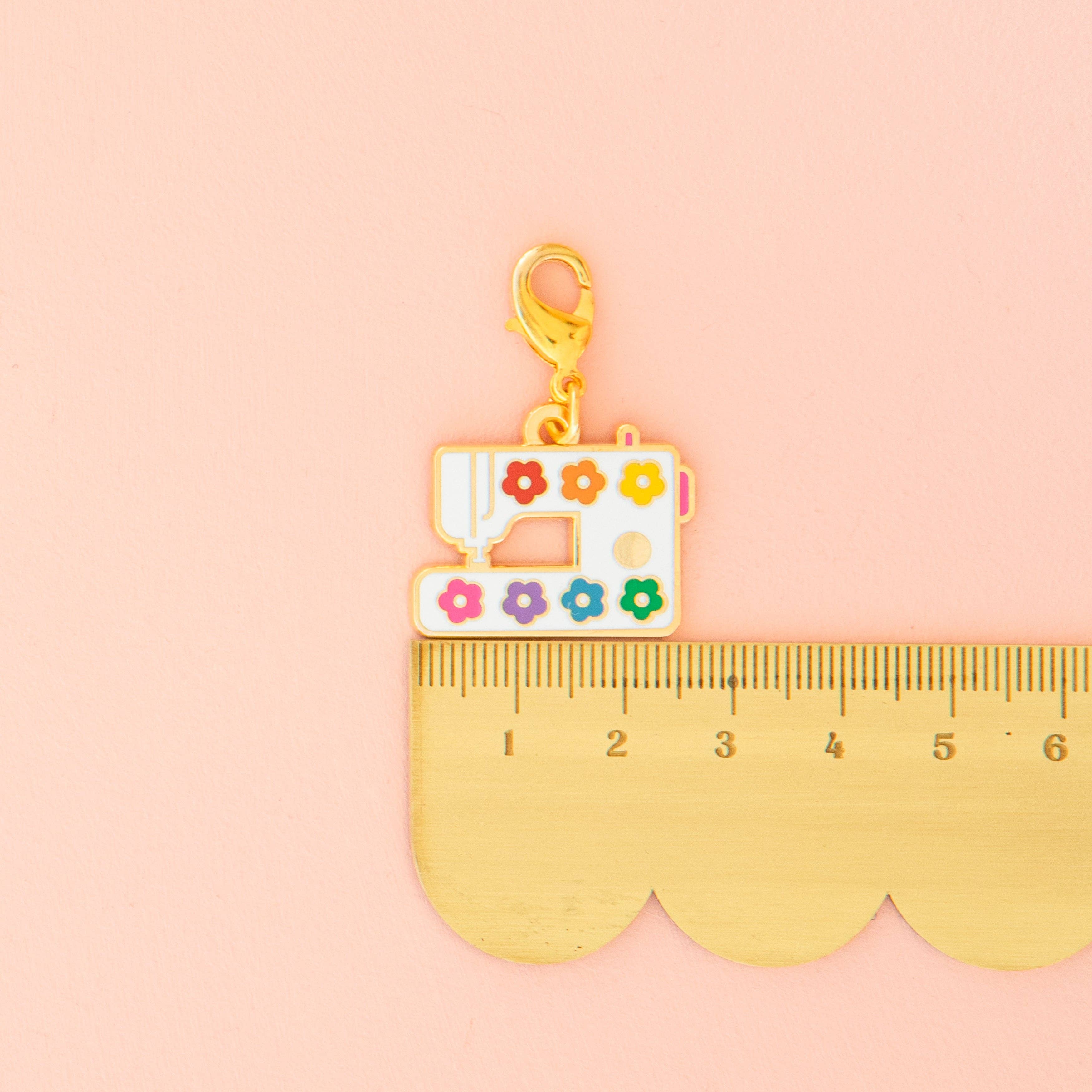 Sarah Hearts - Wholesale Purse/Bag Accessory - Unisex - Sewing Machine Removable Zipper Charm2