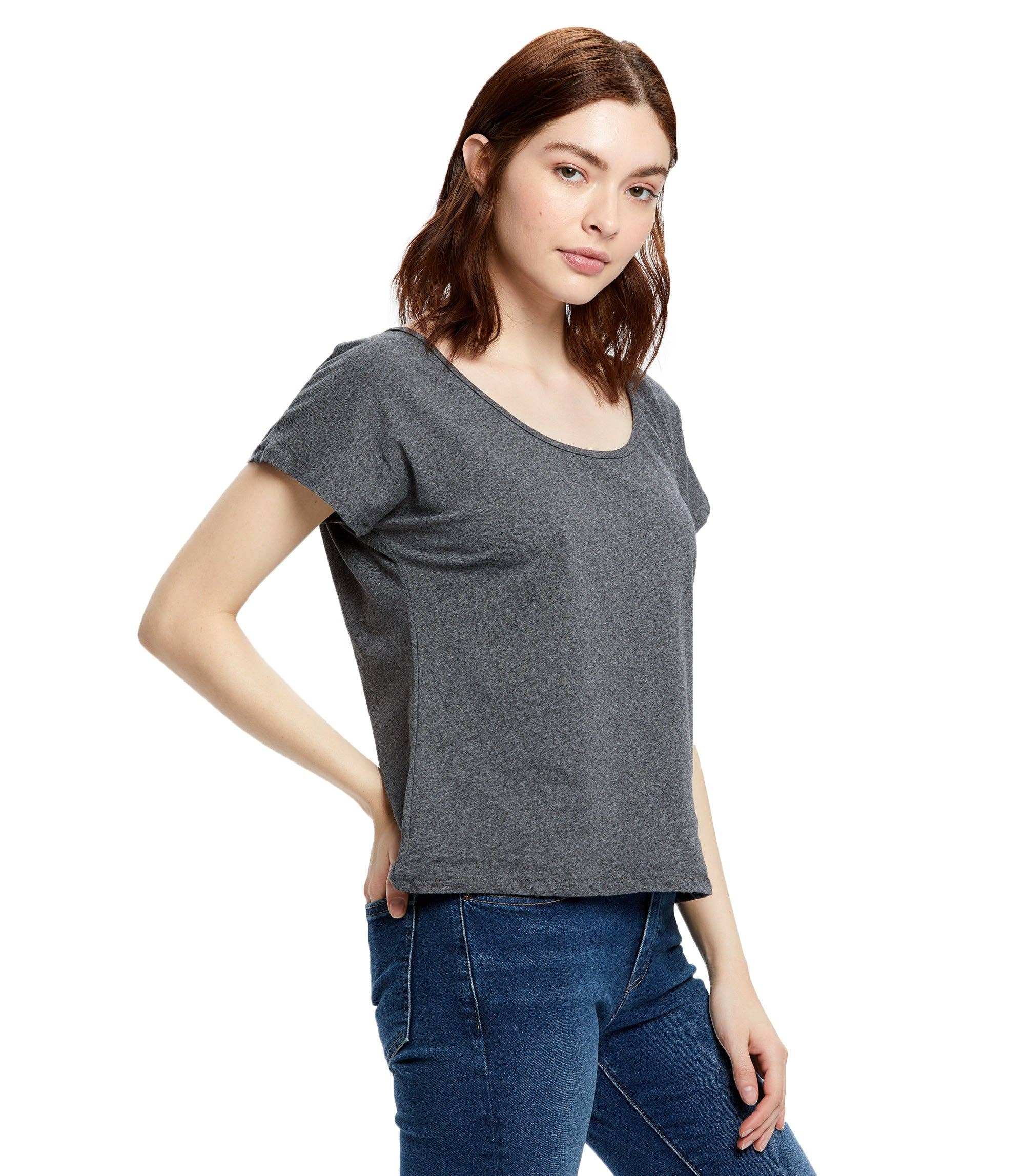 US Blanks - Wholesale T-Shirt - Women's - Women's Up-cycled/Recycled Scoop Blouse, 30 singles, 4 oz1