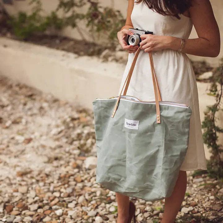 Newton Supply Co - Vente Tote bag – femme - tote zippé en toile cirée10