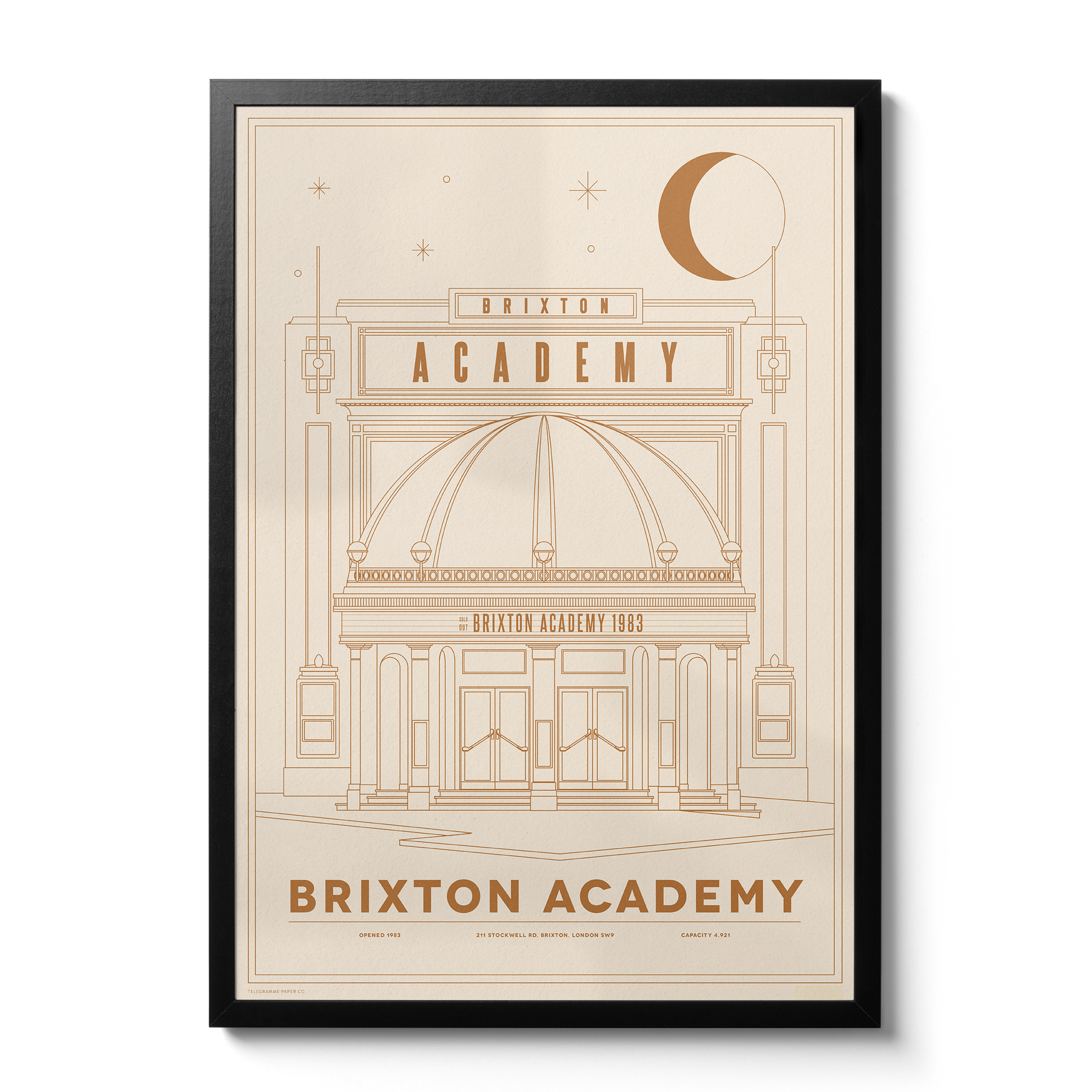 Telegramme Paper Co. - Wholesale Art Print - Brixton Academy - Giclée Print4