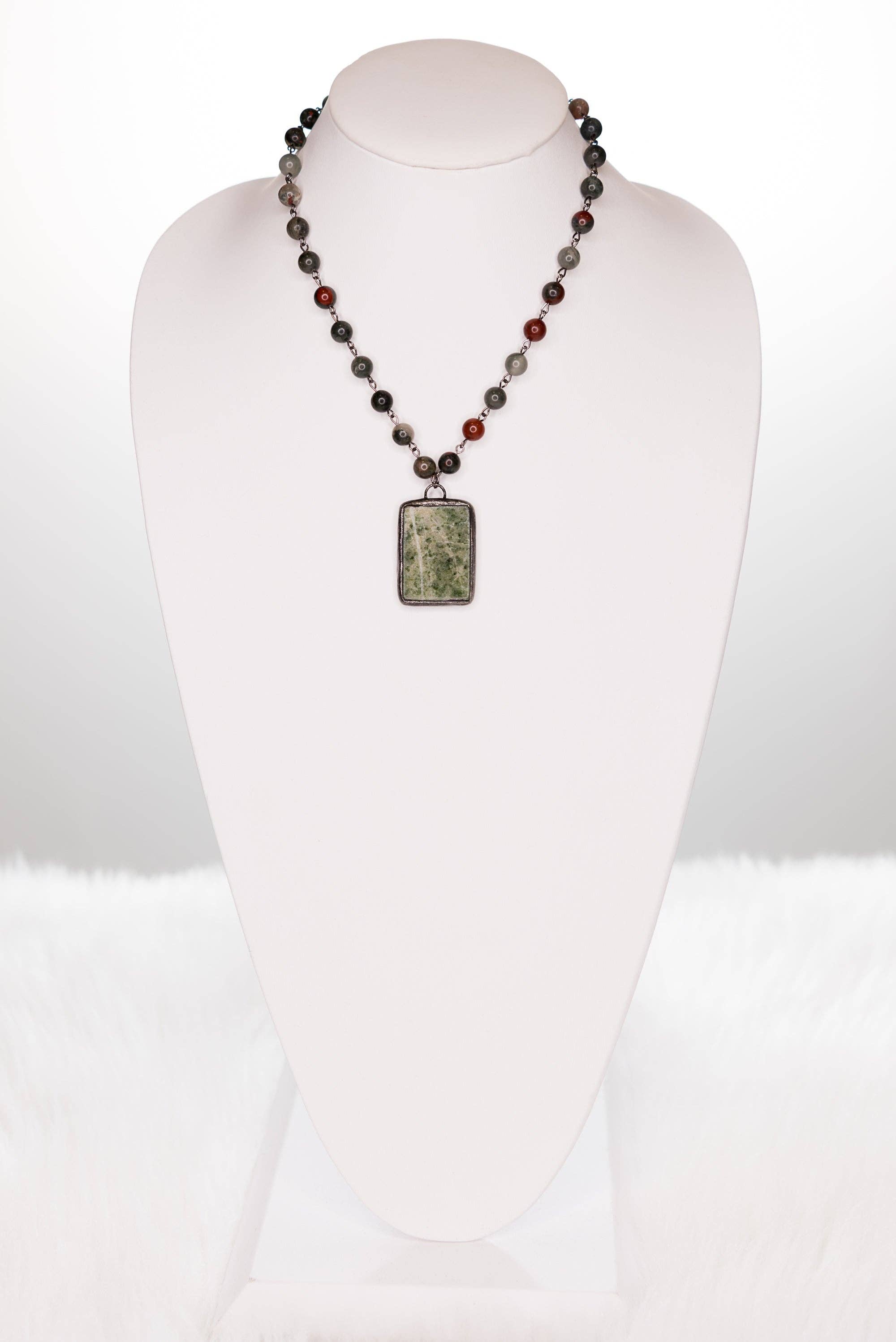 Dylan Designs - Wholesale Pendant/Charm Necklace - Suzanne Necklace in Jasper2