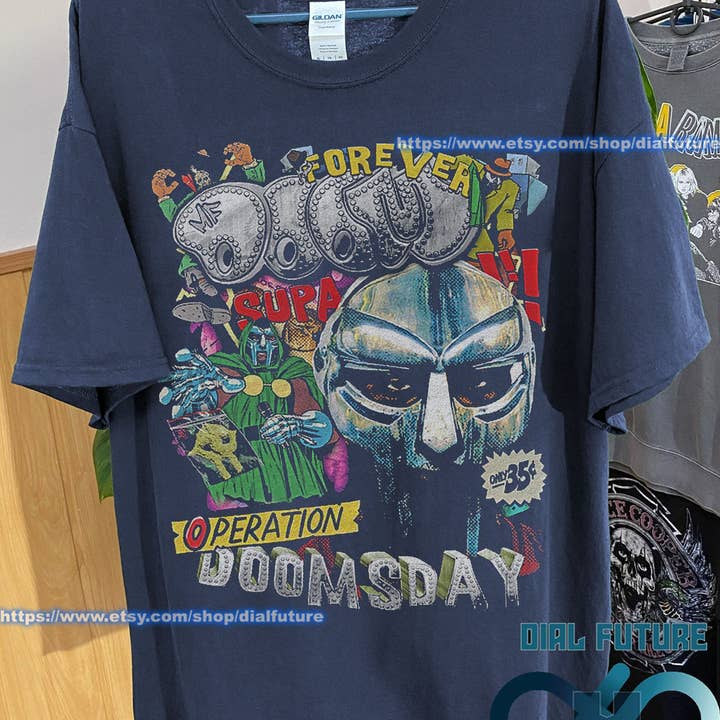 Vintage MF Doom Hip Hop Shirt, 90s Rap Sweatshirt Gift for wholesale by TheKingShirt