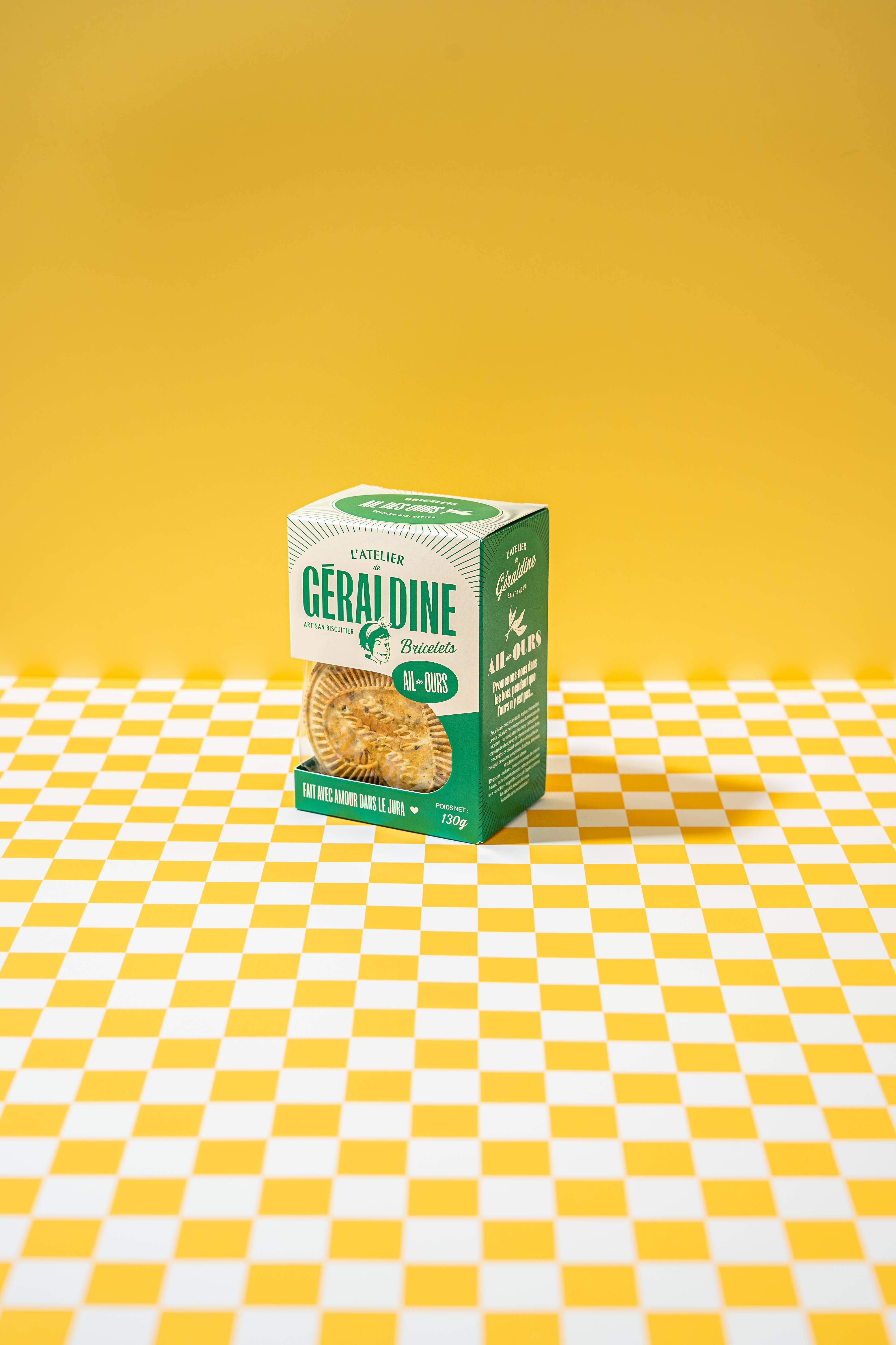 ATELIER DE GERALDINE - Wholesale Cookie - “Wild Garlic Bricelets” - Salty aperitif cookies