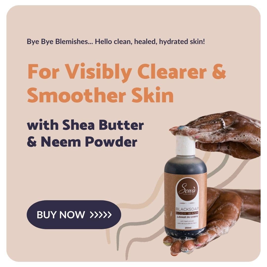 Sewa Skincare - Wholesale Body Wash/Shower Gel - Black Soap Body Wash | 250ml1