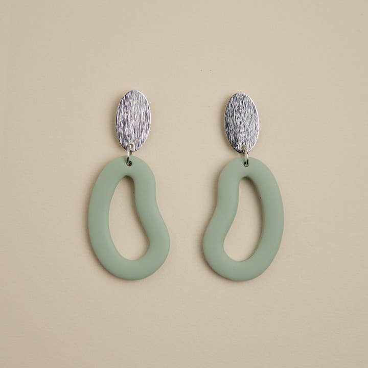 LYHO - Wholesale Hangende/ronde oorbellen - Maria | Handgemaakte kleien oorbellen | LYHO20