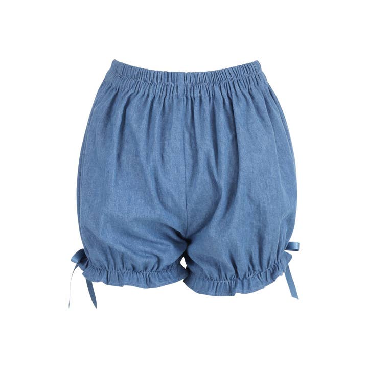 Blue Denim Bloomers for wholesale by Daisy Corsets