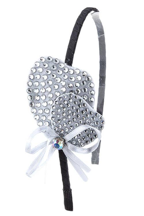 LA Jewelry Plaza - Vente Bandeau – femme - Serre-tête en ruban satin cristal3