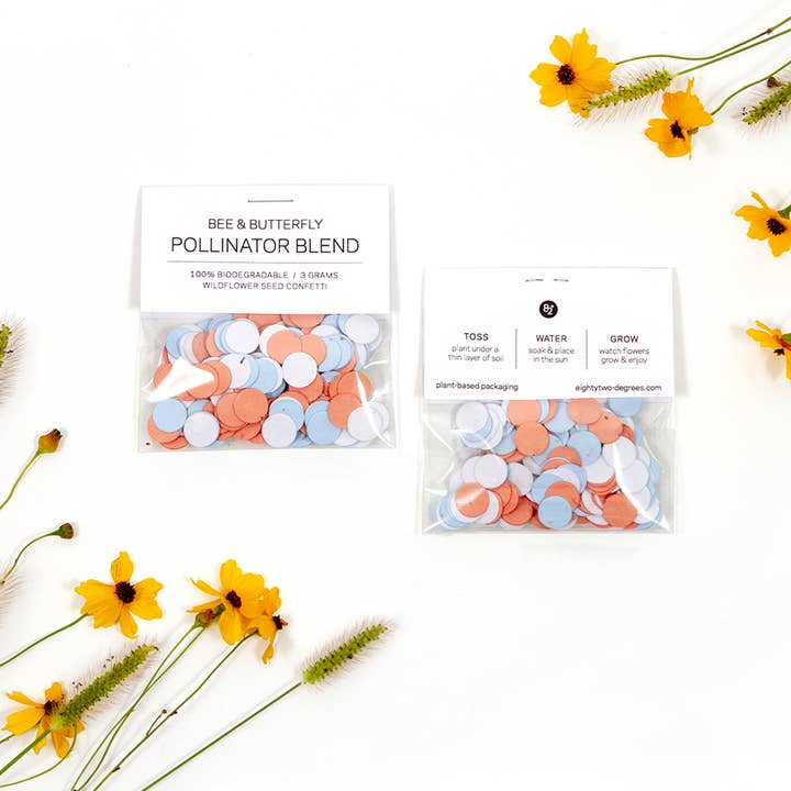 Wildflower Seed Confetti - Frost/Coral/Powder for wholesale by Studio 82°