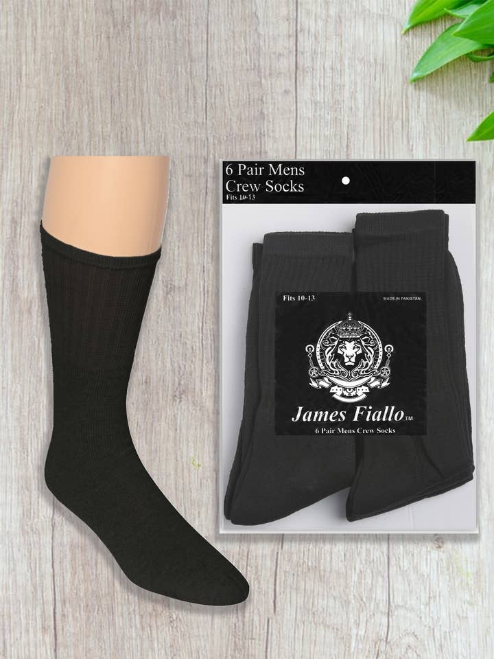 James Fiallo 6-pack atletische sportsokken voor heren voor wholesale door Isadora, Tipi toe, & James Fiallo