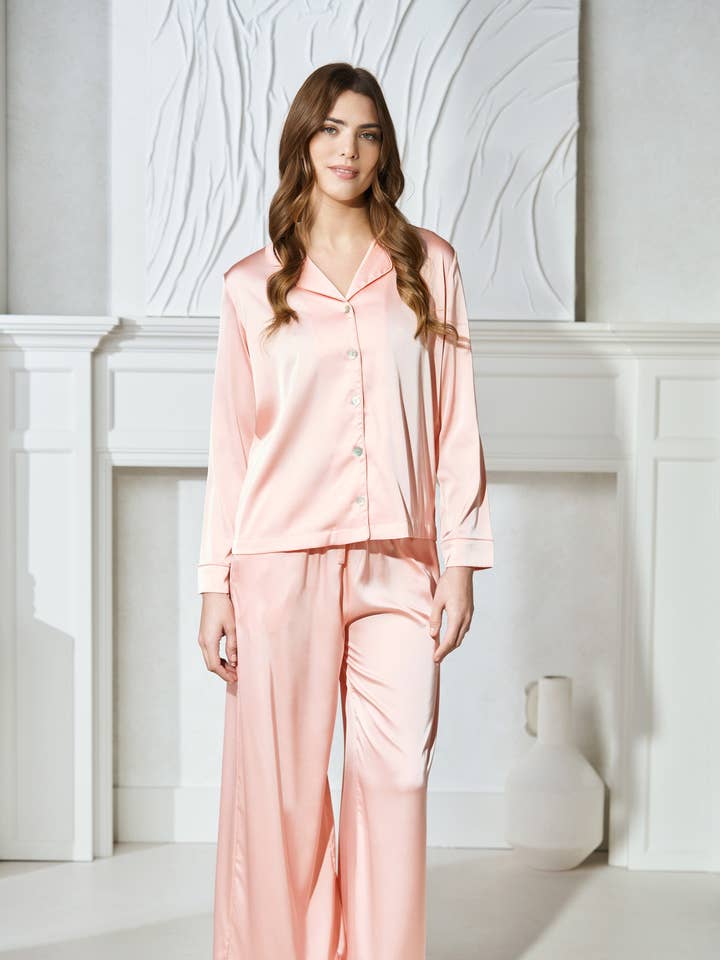 Blush Heavenly Pajamas for wholesale by By Catalfo