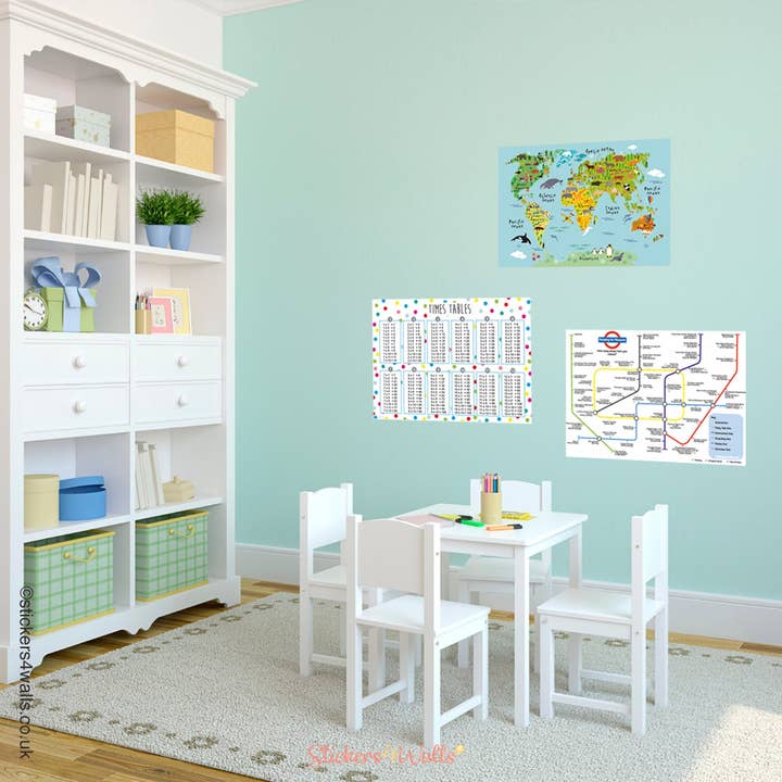 Utbildningsväggklistermärkespaket för elever i årskurs 1 - Lätt att uppdatera för wholesale av FabriStick Ltd