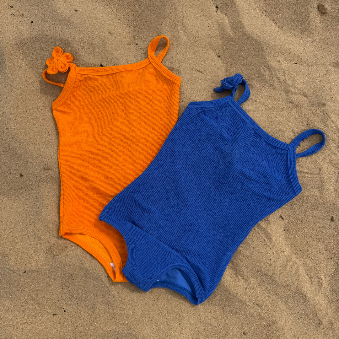 Anchor & Arrow - Wholesale One Piece Swimsuit - Kids - Florence One Piece | Orange Crinkle6