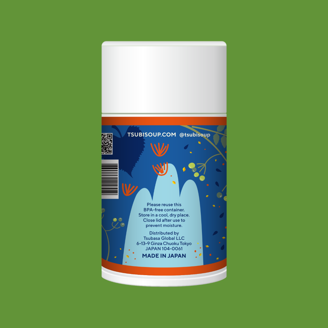 TSUBI Soup - Wholesale Dried Spice Mix - Sansho Shichimi Spice Powder with Black Sesame (Case of 6)2