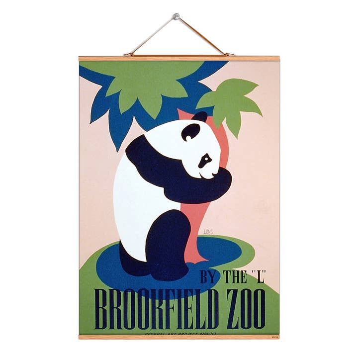 Scroll picture illustration # 358/Brookfield Zoo Panda for wholesale by Eicie
