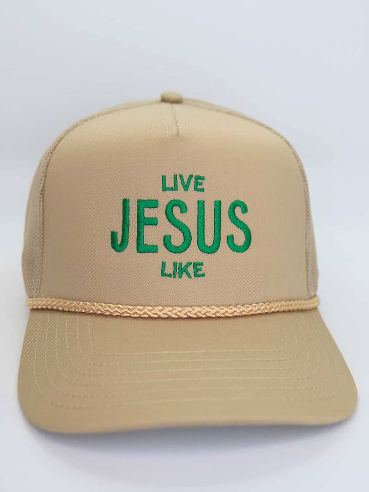 Lev Som Jesus Trucker Kasket for engroshandel hos Sundrop