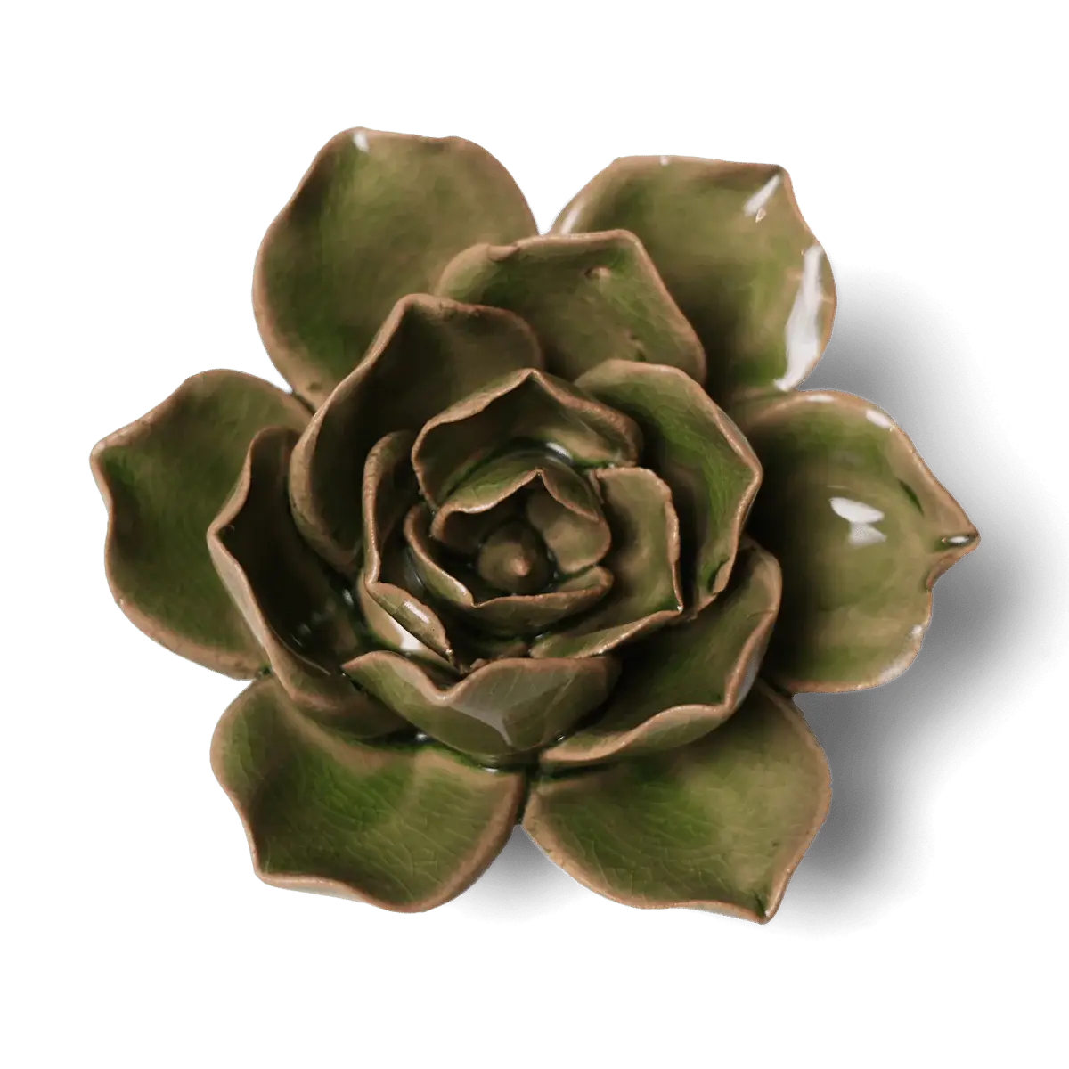 Chive - Wholesale Wall Accent - Ceramic Flower Wall Art Flower Green 110