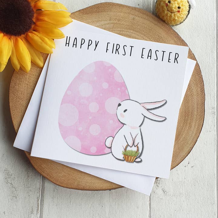 First Easter Card - Pink Easter Egg for wholesale by TM Giftware