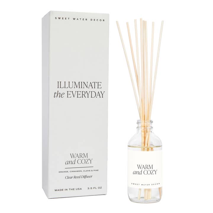 Sweet Water Decor - Wholesale Reed Diffuser - Warm and Cozy Reed Diffuser - Christmas Home Decor & Gifts