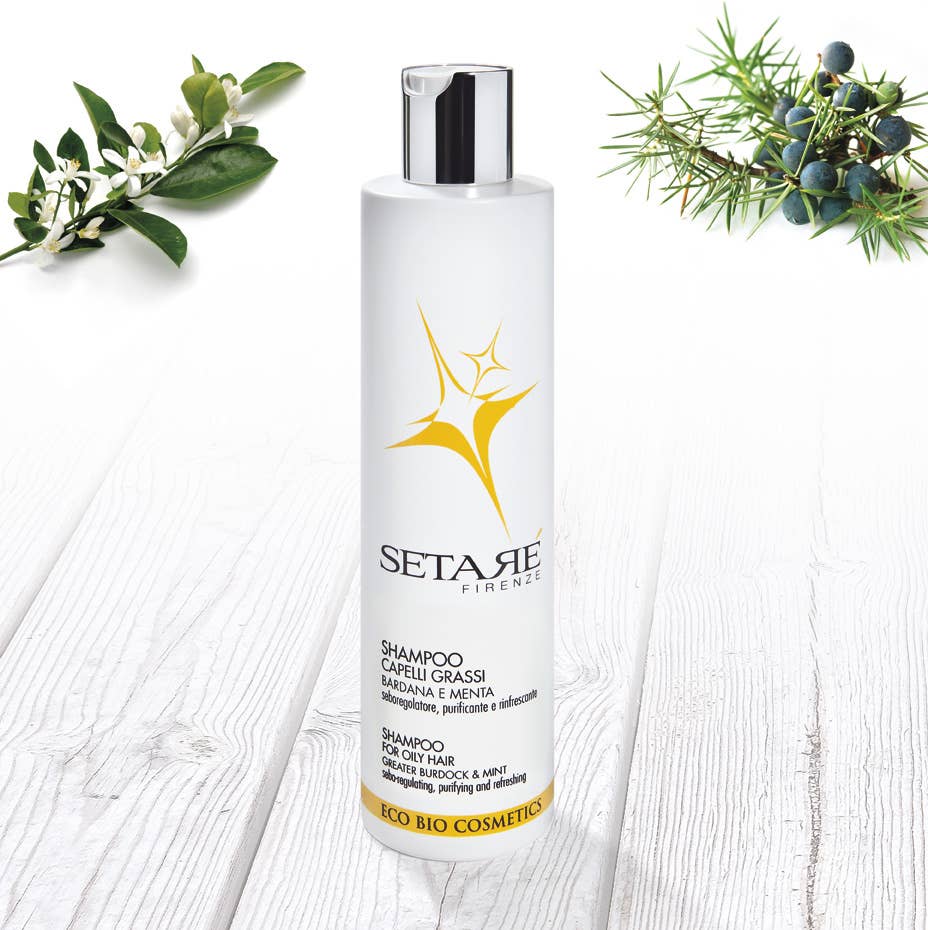 Setaré – Großhandel Haarshampoos – Bio-Shampoo für fettiges Haar 250 ml1