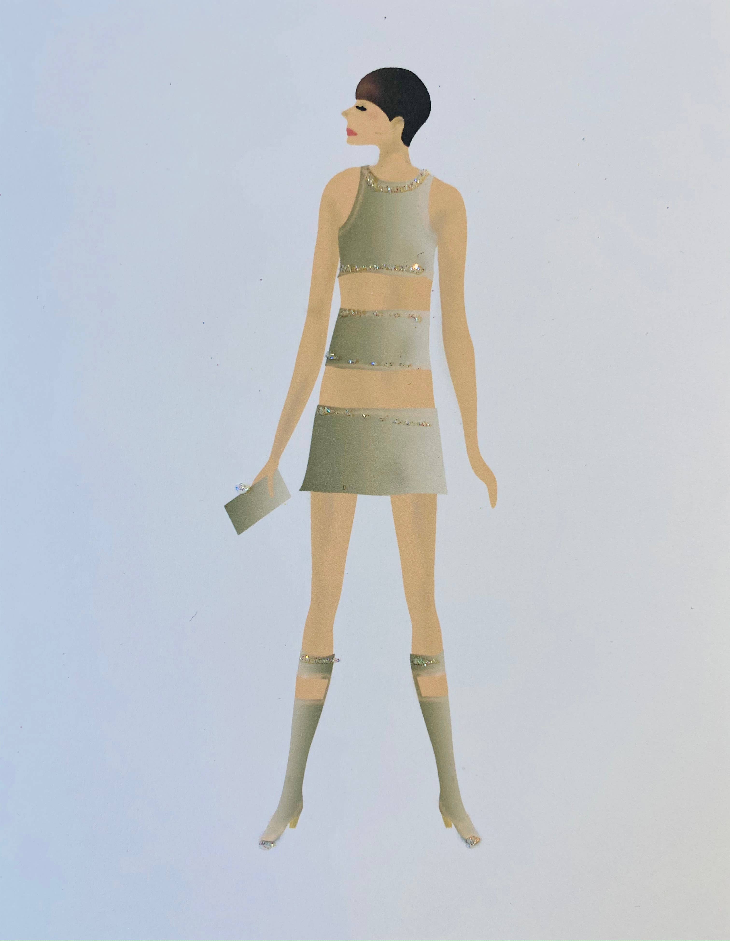 Studio Daedre - Wholesale Everyday Greeting Card - Peek-a-boo Dress:  Rudi Gernreich - Loose Card0