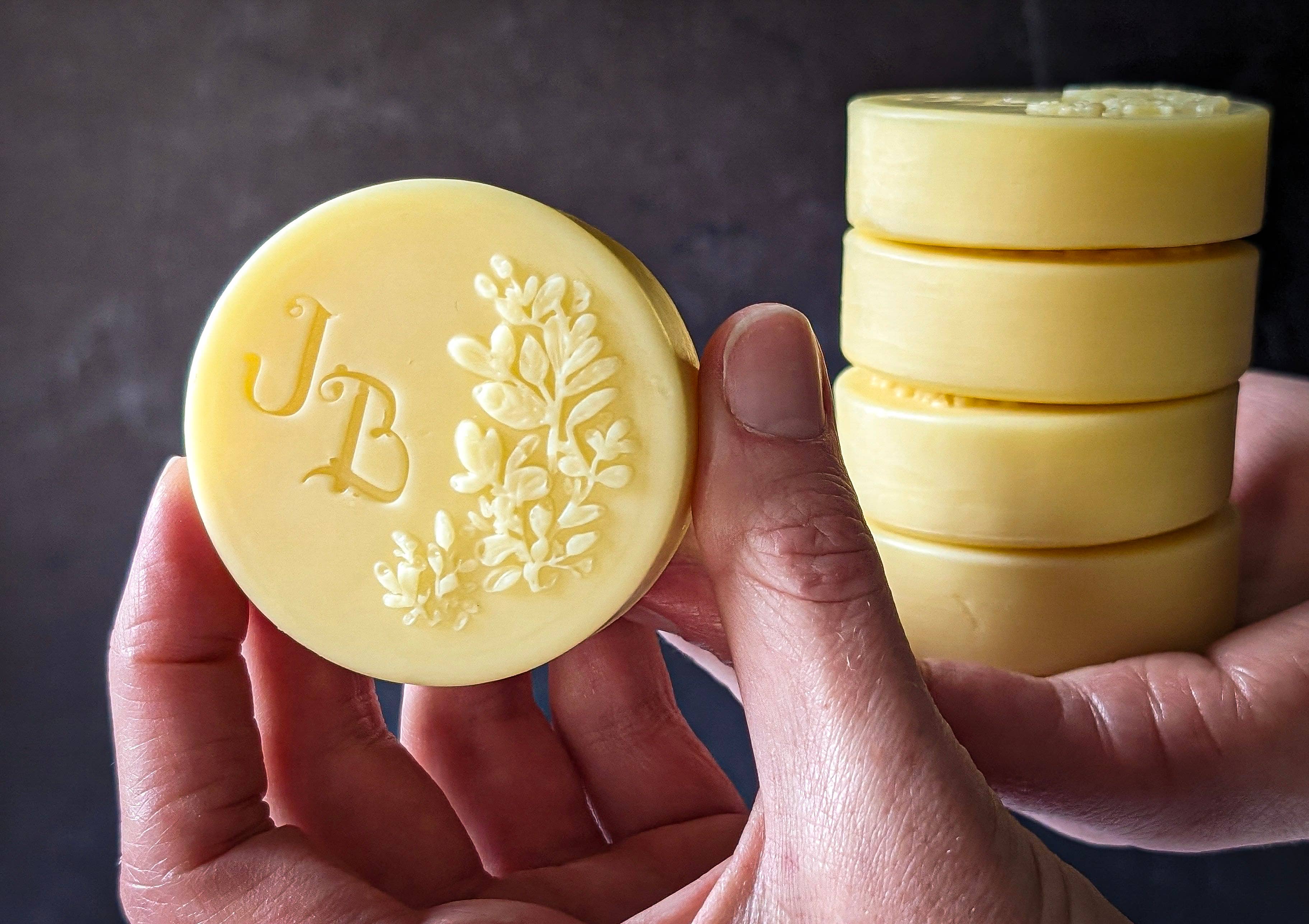 Just Bee - Wholesale Solid Lotion - Patchouli Geranium Lotion Bar - 4 Bar Box Beeswax Lotion4