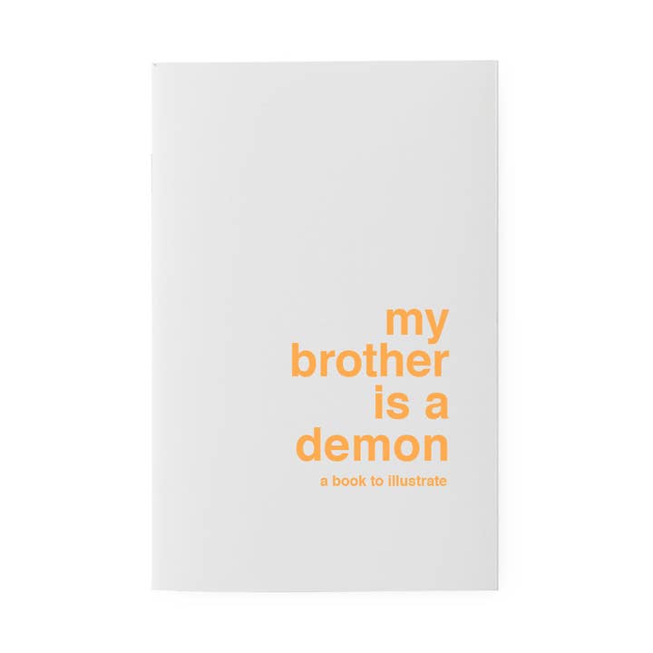Livro para Ilustrar - Meu Irmão É um Demônio por atacado de Supereditions