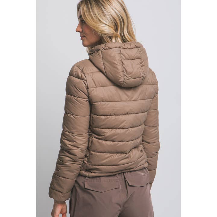 Style Up - Wholesale Puffer Jacket - Women's - Hooded Packable Puffer Jacket with Pouch3
