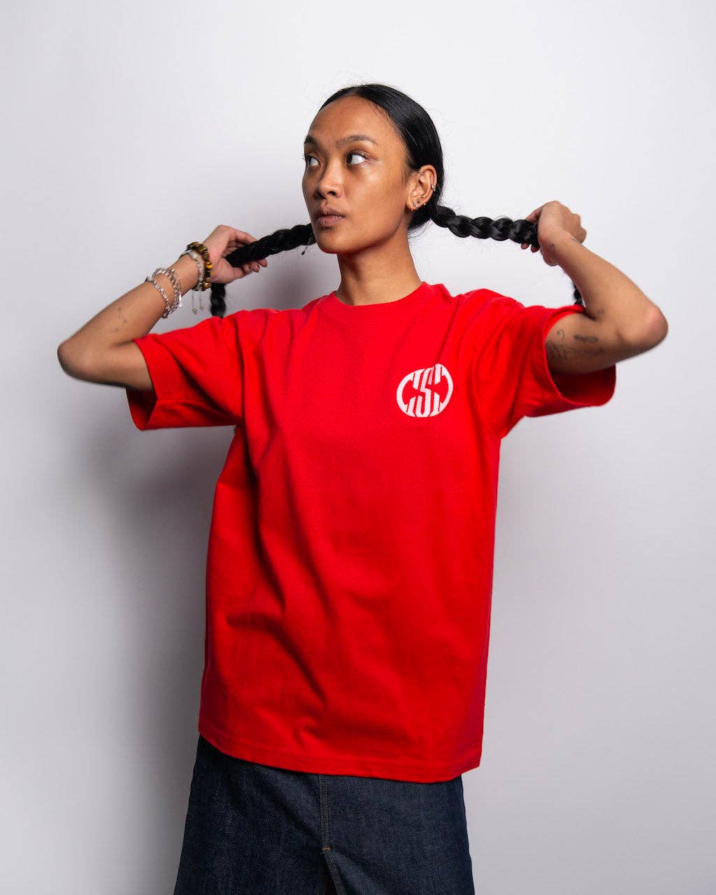 Chop Suey Club - Wholesale Screen Printed T-Shirt - Unisex - Logo T-shirt Red3