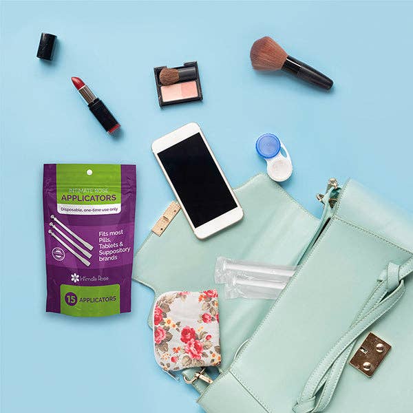 Intimate Rose - Wholesale UTI/Yeast Infection Treatment - 15 Count Vaginal Suppository Applicators for Boric Acid & Other Suppositories3