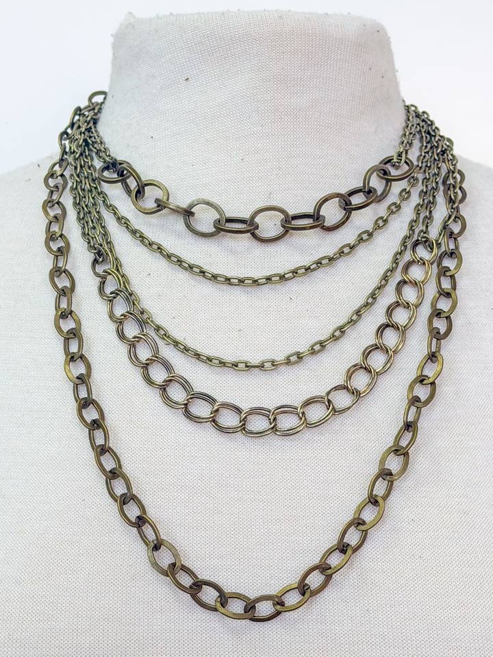 Collier Syrah Bronze pour la vente par Dylan Designs