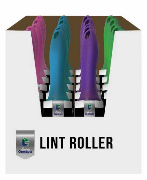 Living Concepts - Wholesale Lint Roller - Lint Roller 36 sheet Asst Colors1