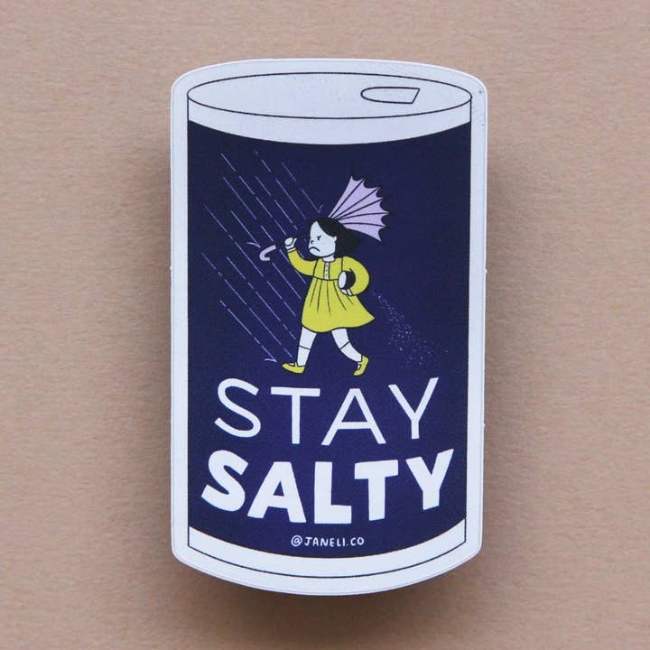 Stay Salty Sticker for wholesale by JaneLi.Co