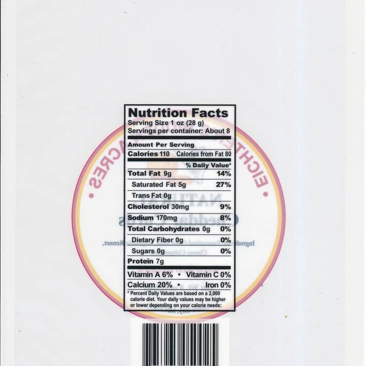 Eichtens Cheese - Wholesale Cheese - Cheddar Cheese Curds - All Natural White 8 oz1