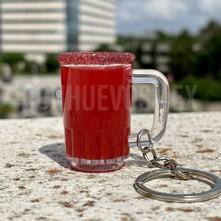 Michelada Schlüsselbund für den Großhandel von Con Huevos Mex