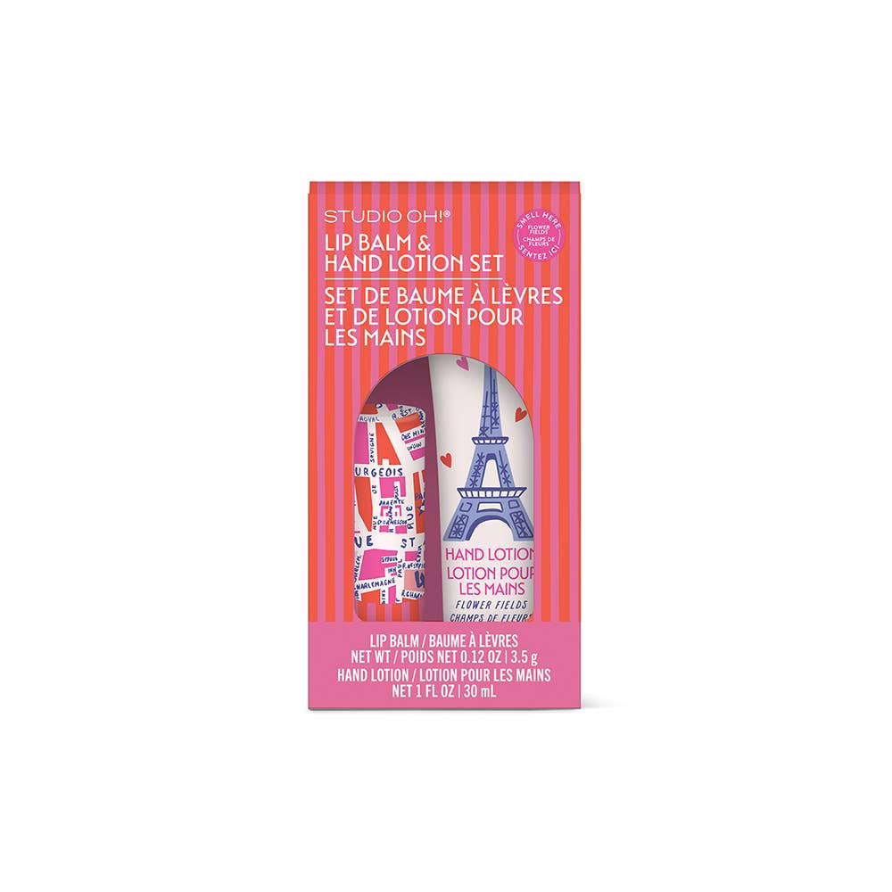 Studio Oh! - Wholesale Hand Cream/Lotion - Rues de Paris Lip Balm & Hand Lotion Set