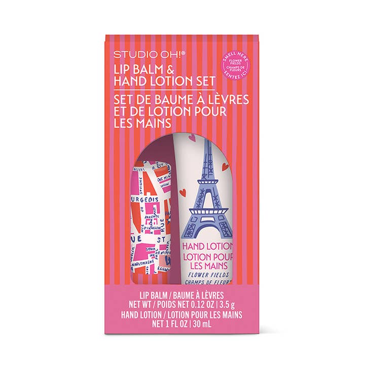 Studio Oh! - Wholesale Hand Cream/Lotion - Rues de Paris Lip Balm & Hand Lotion Set0