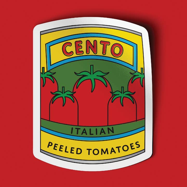 Adesivo Lata de Tomate por atacado de Small Screen Studios