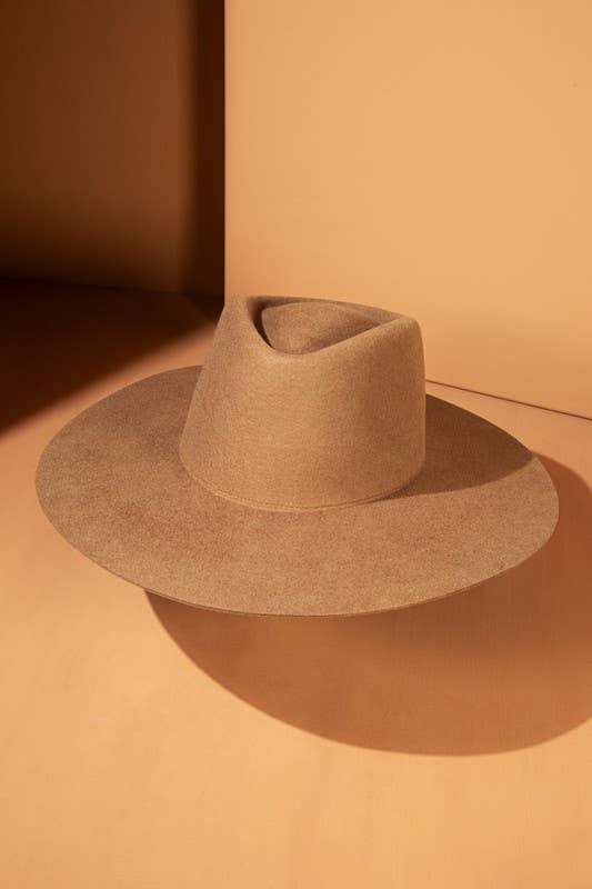 Urbanista - Wholesale Fedora - Women's - 100% Australian Wool Triangular Panama Hat-Blank22