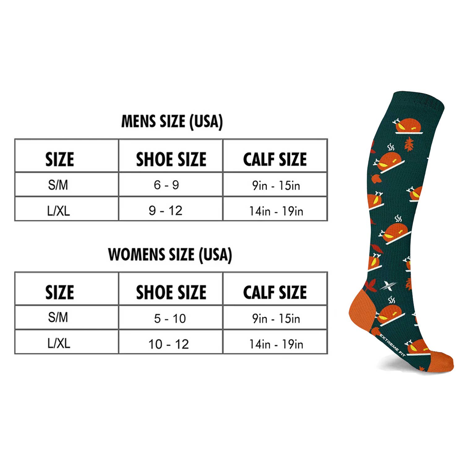 Extreme Fit Wholesale – wholesale Socks – Unisex – NOVELTY COLLECTION COMPRESSION SOCKS - 6 ASST STYLES1