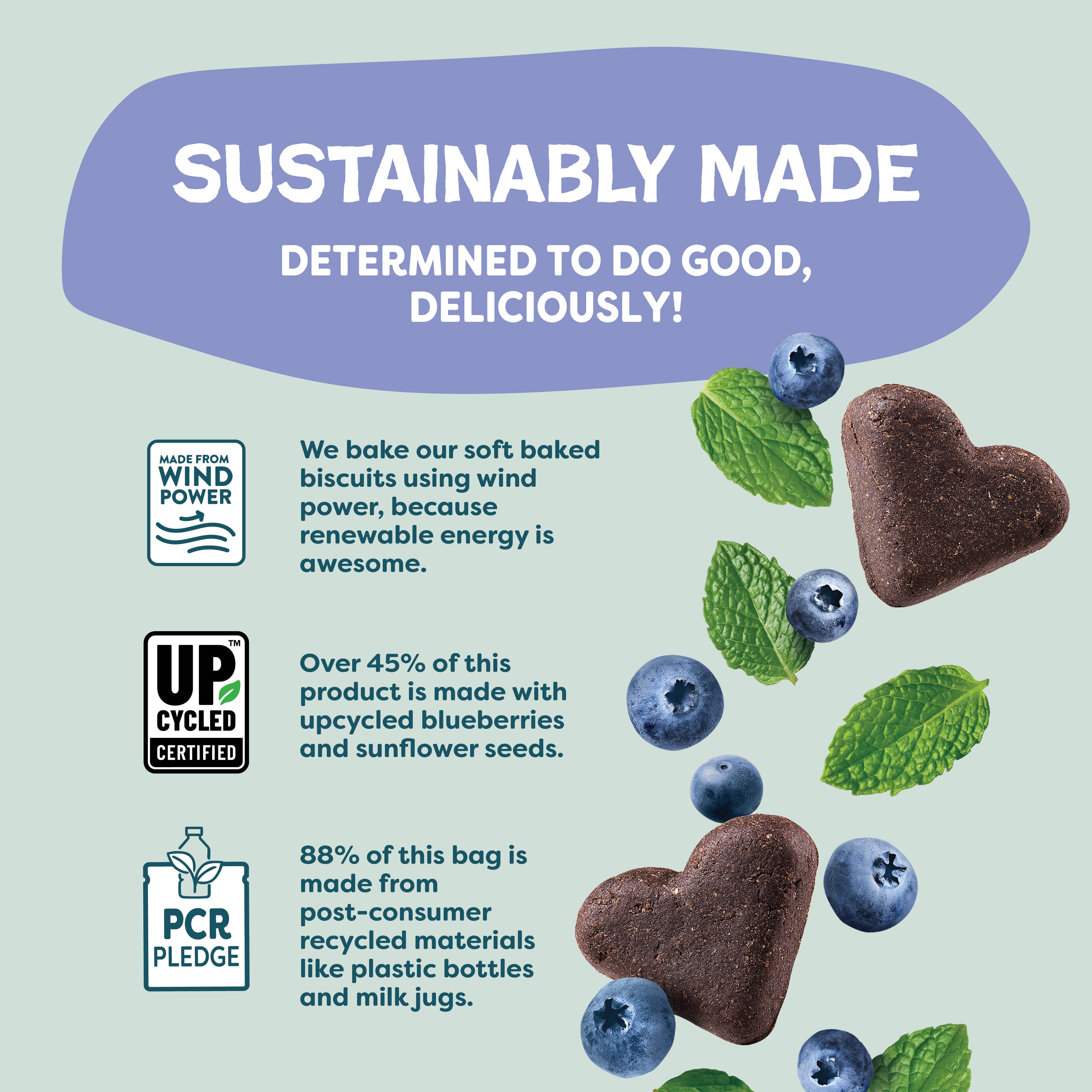 Shameless Pets - Wholesale Pet Treats - Dog - Blueberried Treasure Soft Baked Dog Treats2