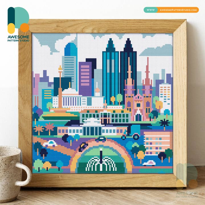 DS930-120x120 Jakarta, Diamond Painting Kit for wholesale by Awesome Pattern Studio