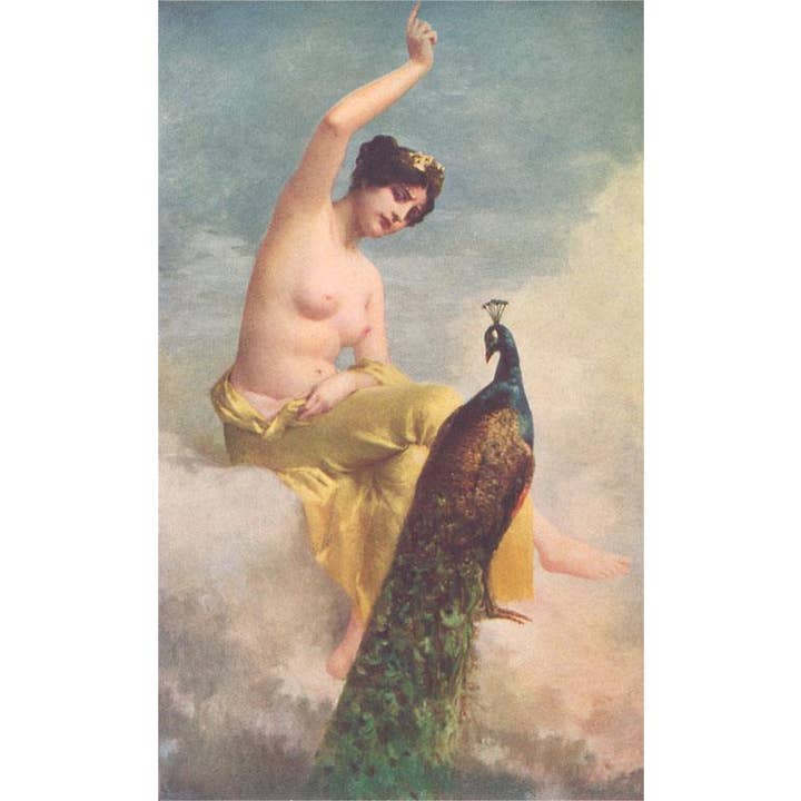 Found Image Press - Wholesale Sticker - Sticker BD-519 Juno and Peacock