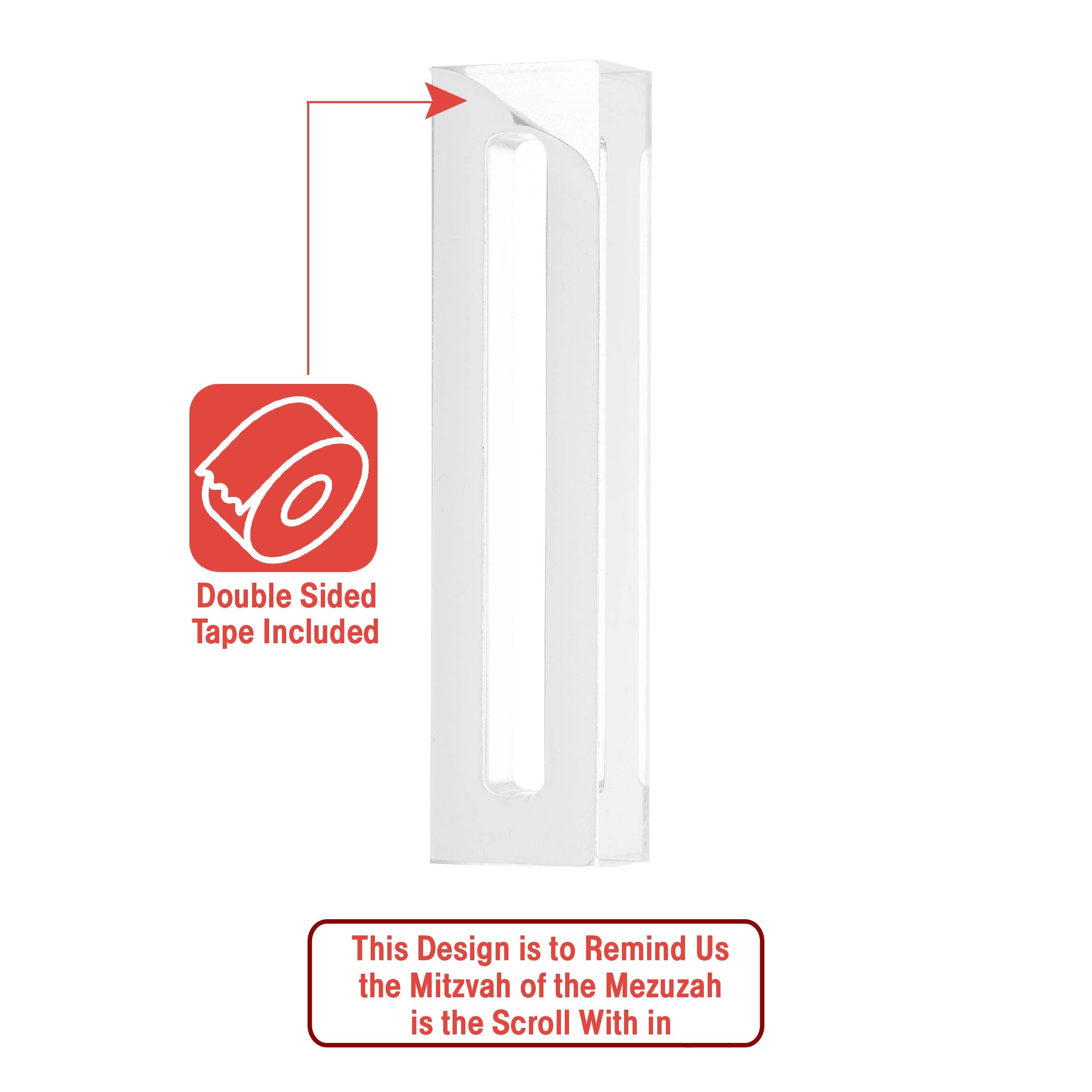 A&S Mezuzot - Wholesale Decorative Tabletop Object - Acrylic-Lucite Design30